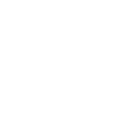 A pixelated, white, space-invader-like character with blocky edges and a single square eye, centered on a black background.