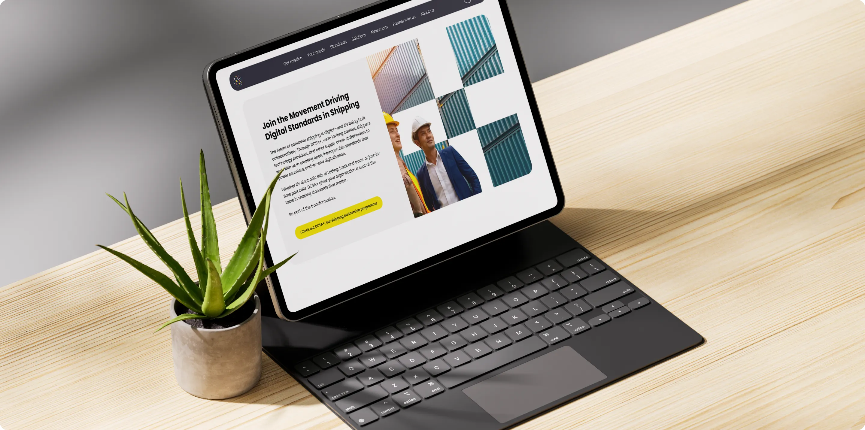 Digital Container Shipping Association case study — A leaner cloud platform for the body that standardises global shipping.