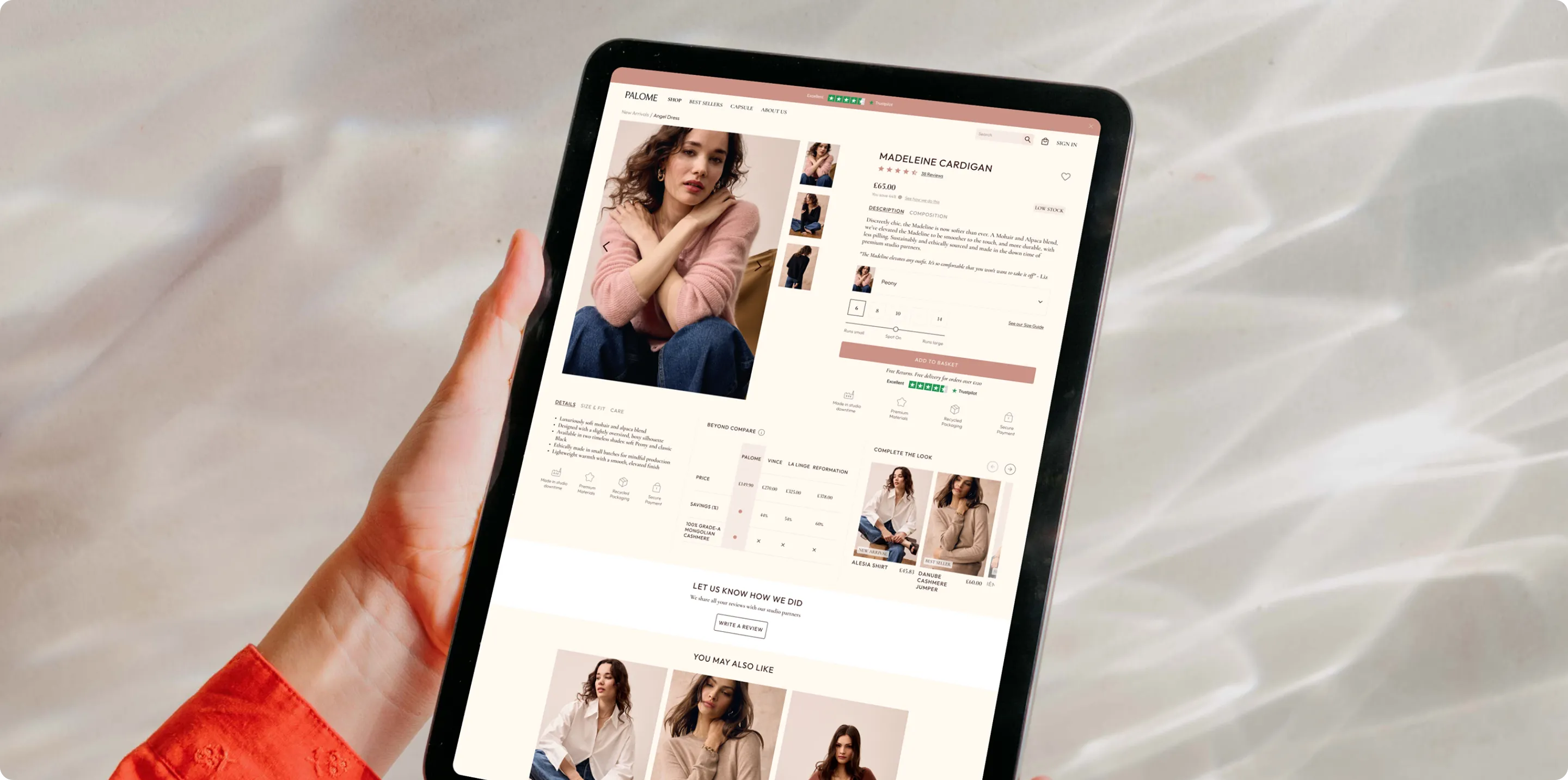 Palome case study — From concept to launch in six weeks — a premium headless storefront.