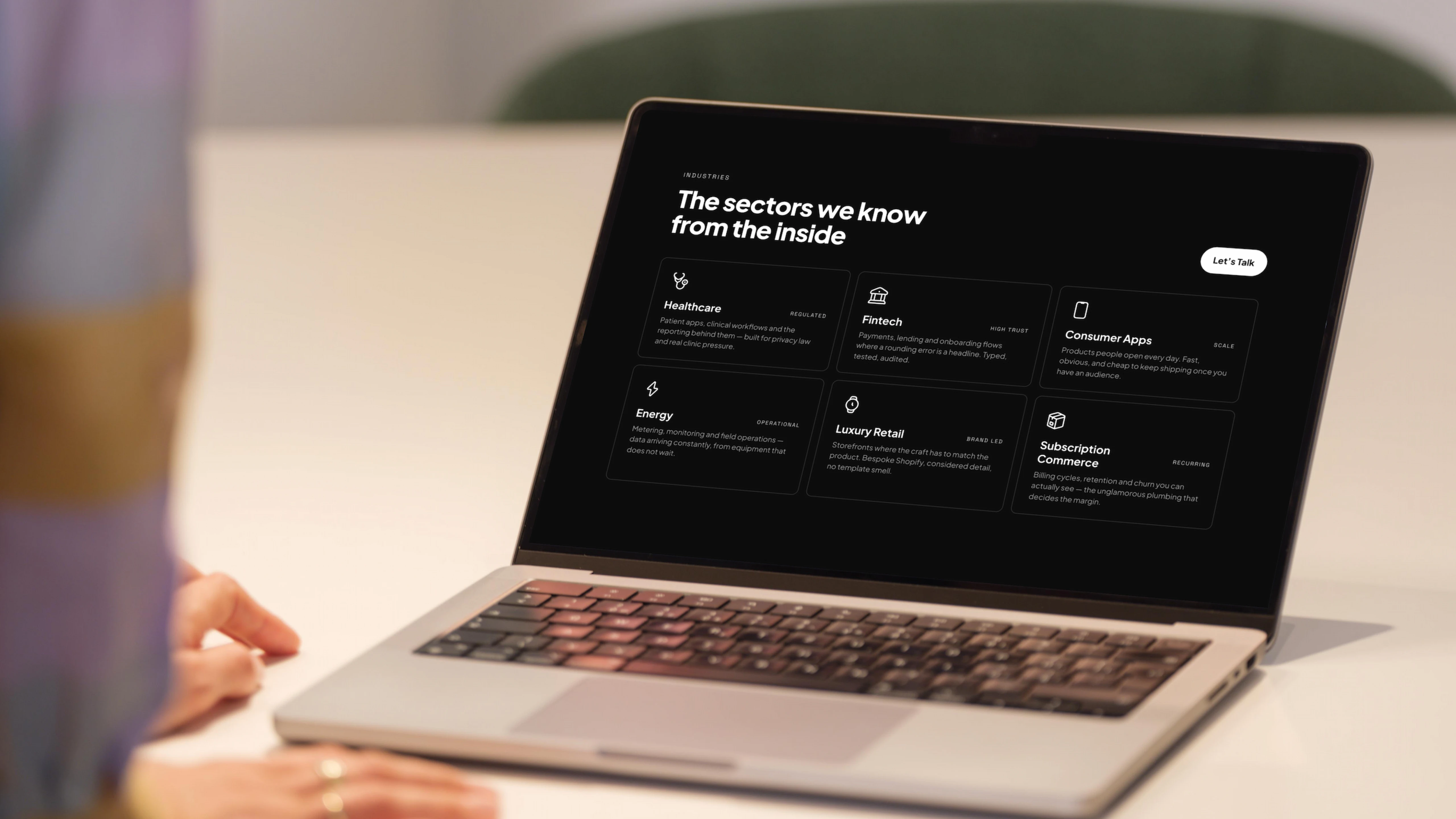The sectors Bitcube builds software for
